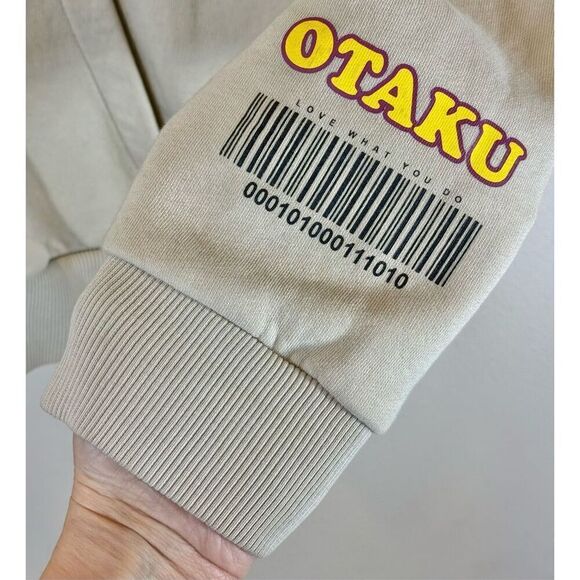 Bershka Generation Otaku Manga Ainme Men's Hoodie Sweatshirt Large - Picture 3 of 11